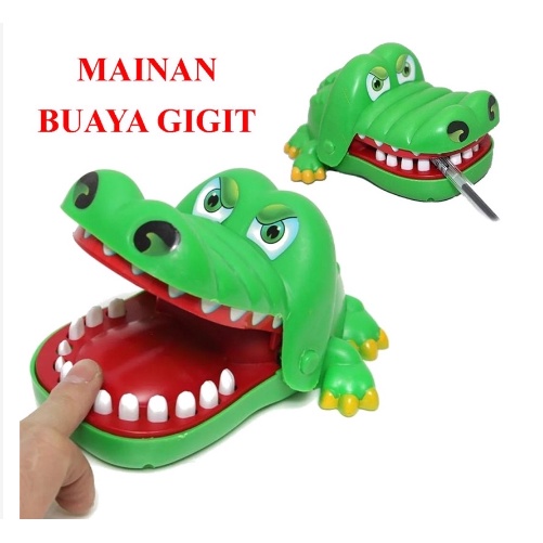 Mainan gigit jari buaya/mainan anak