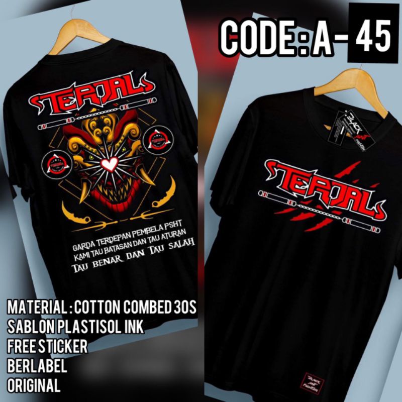 kaos terjal (PSHT) murah kualitas distro kaos psht keren kaos psht terbaru kaos murah best seller