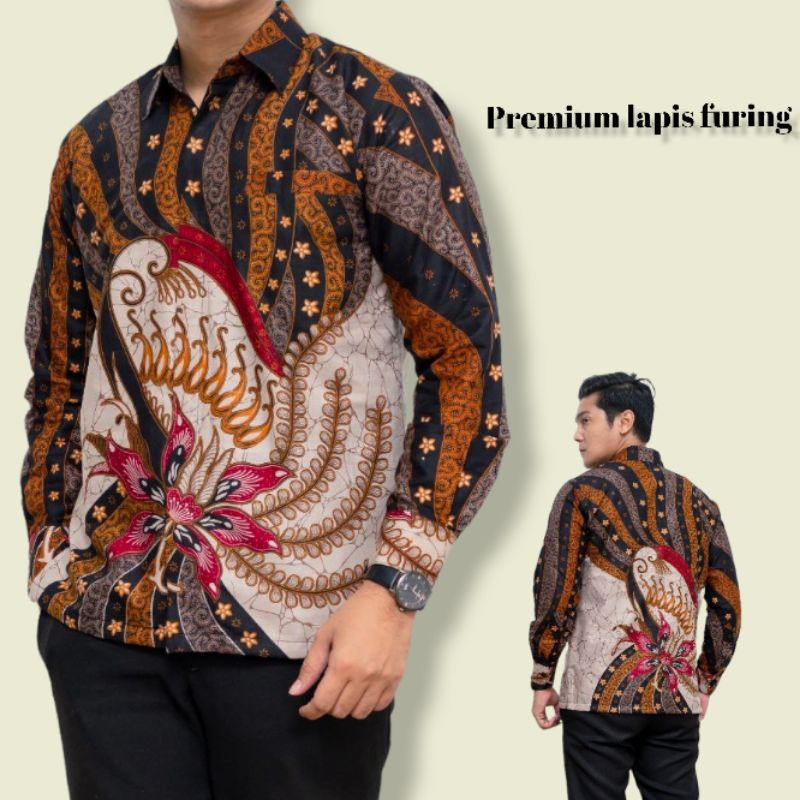 KEMEJA BATIK LAPIS FURING / KEMEJA BATIK PREMIUM / KEMEJA BATIK REGULER FIT