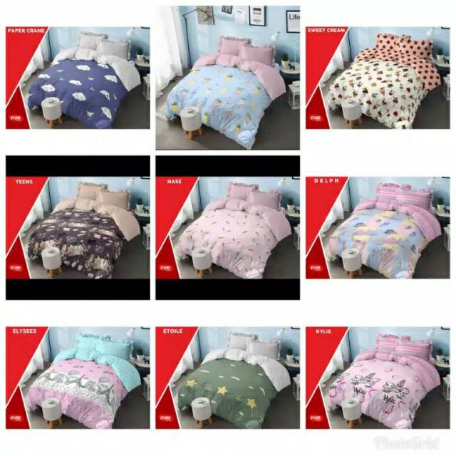 BEDCOVER KINTAKUN SET SPREI RUMBAI