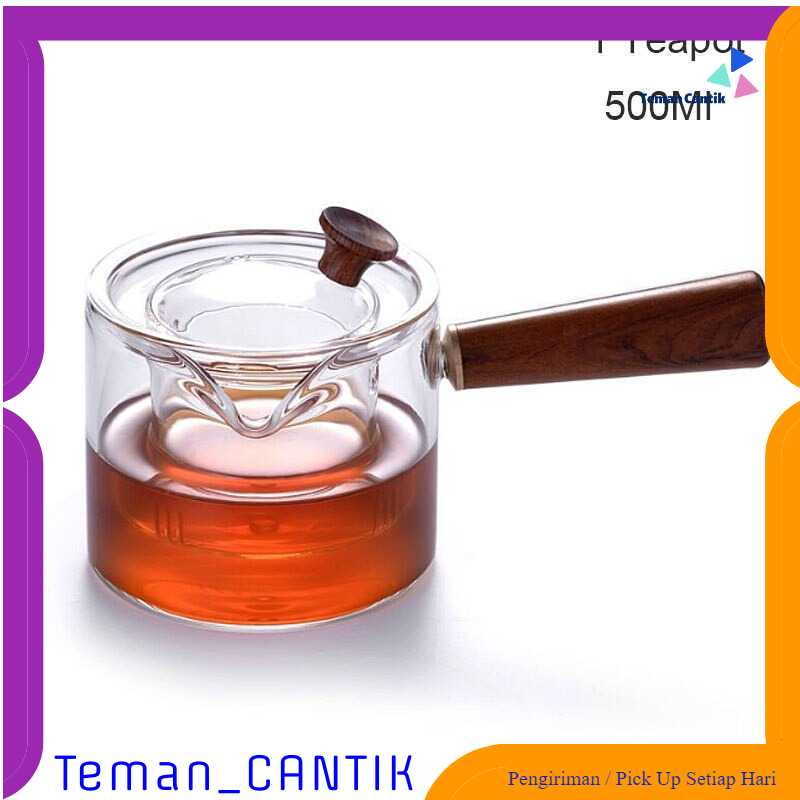TC-DA1 BORREY Teko Pitcher Teh Chinese Teapot 500ml Saringan Infuser - BR-218