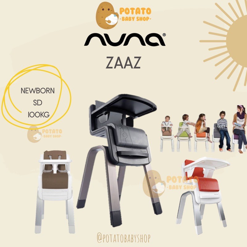 Nuna Zaaz High Chair / Baby Chair / Kursi Makan Anak