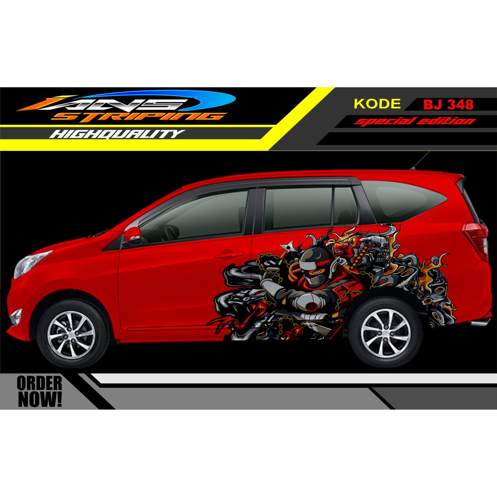 STIKER MOBIL SIGRA / STICKER MOBIL CALYA / DECAL STICKER MOBIL / STIKER MOBIL AVANZA