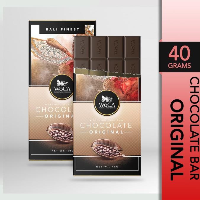 

PROMO WoCA Cokelat Original Premium Chocolate Bar 40 gram MURAH