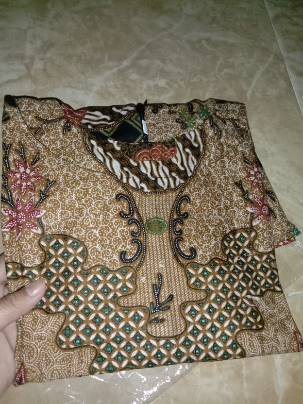 Batik Couple Keluarga Sania Ruffle Ori Ndoro Jowi Dnt Motif Toples