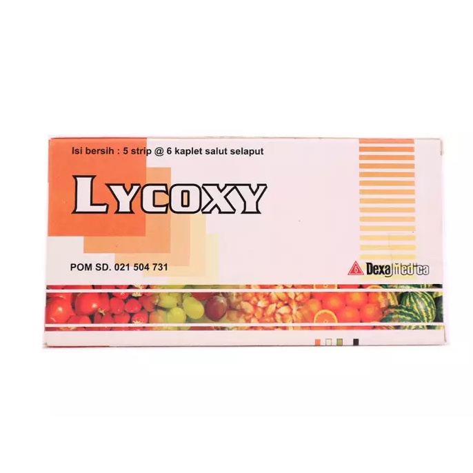 Lycoxy 30kapsul Membantu Memelihara Vitamin C Kaplet Salut Selaput Vit C Licoxi Lycoxi Vit.C