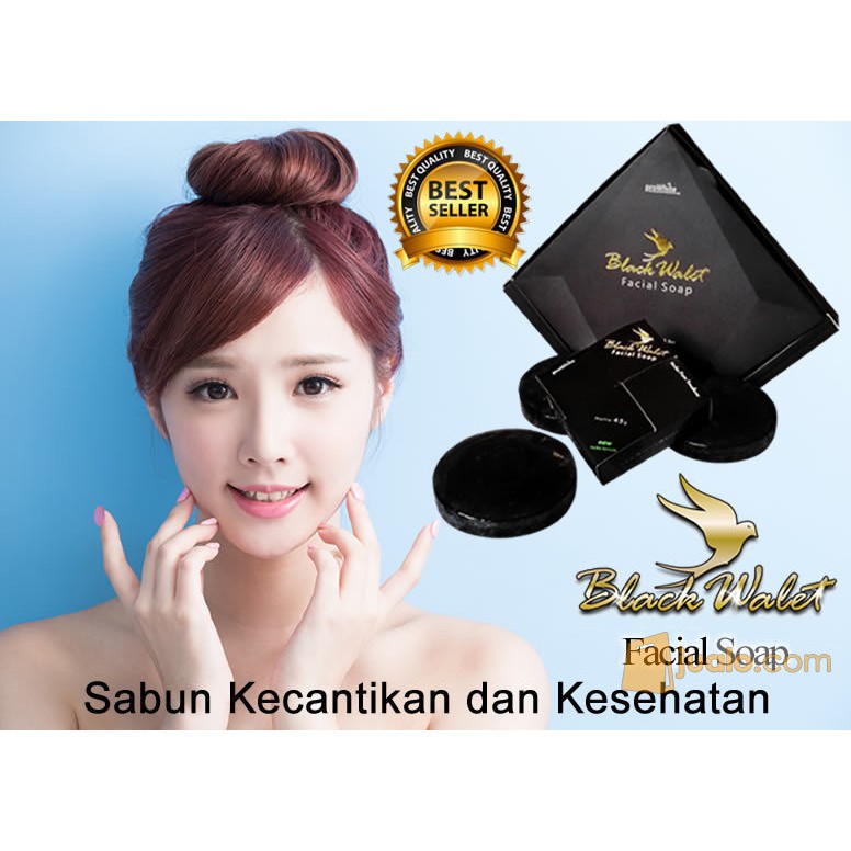 SABUN WAJAH BLACK WALET ASLI 100%