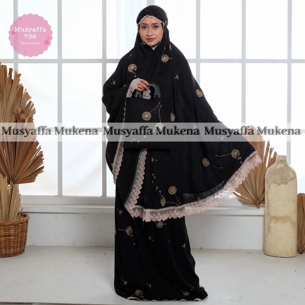 MUSYAFFA - Mukena Dewasa Lasercut Maudy 2in1