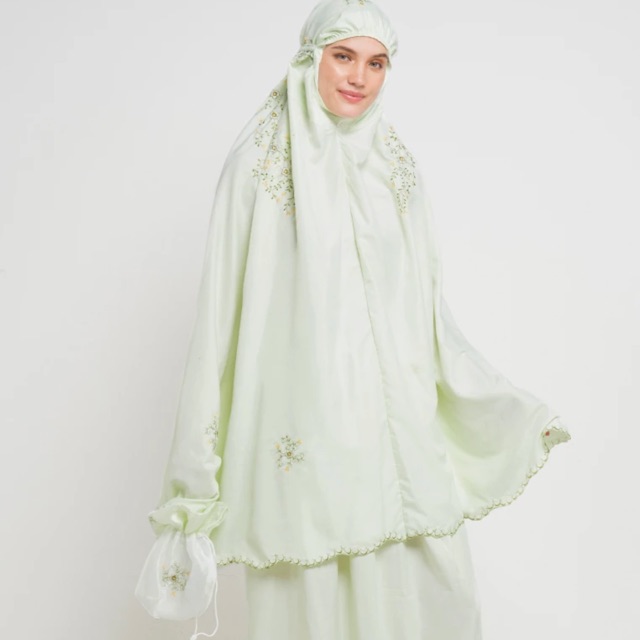Mukena Aisyah Prayer Set - LightGreen