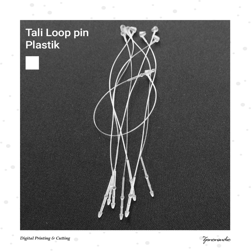 

Tali Loop Pin Nylon Plastik 1Set 500pcs (Ready Stock)