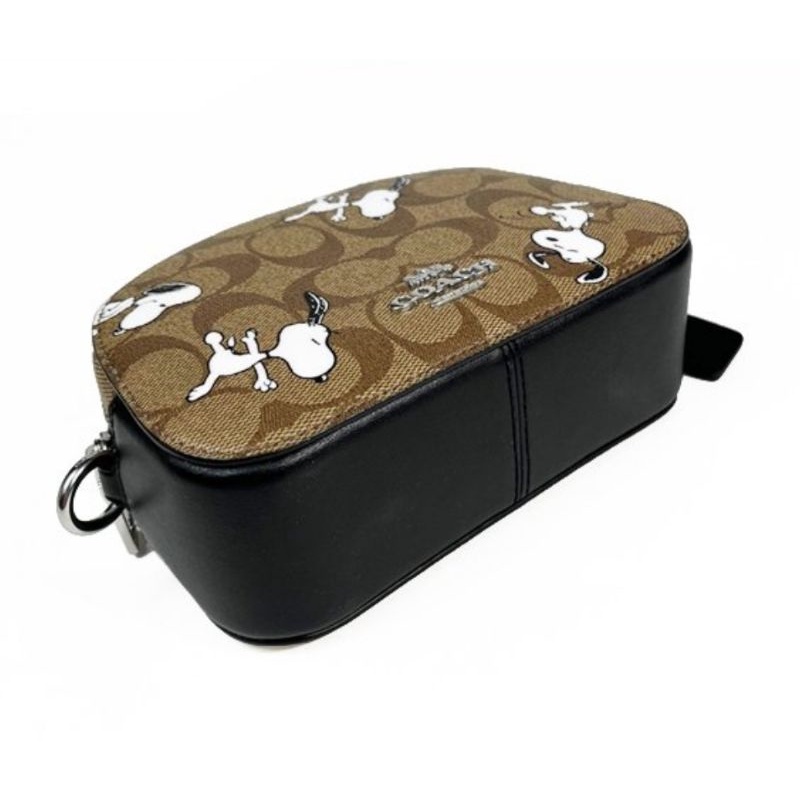 Coach X Peanuts Mini Serena Crossbody In Signature Canvas With Snoopy Print(C4590)