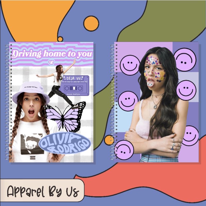 

Notebook A5 Olivia Rodrigo || Refillable Spiral