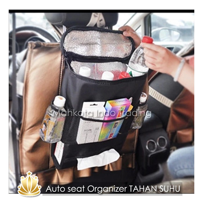 Auto seat Organizer TAHAN SUHU Panas Dingin / Tempat Penyimpanan Mobil