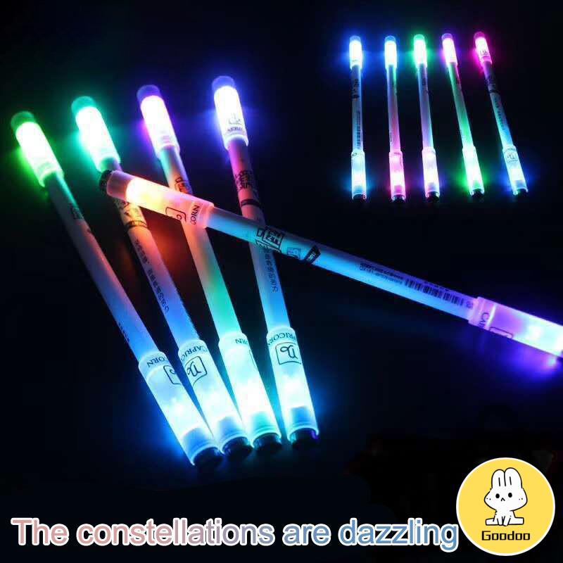 【Ready Stock】Spinning Pen Rotating LED Pena netral Gaming Ballpoint Luminous Pen Alat Tulis for Beginner Rotating -Doo