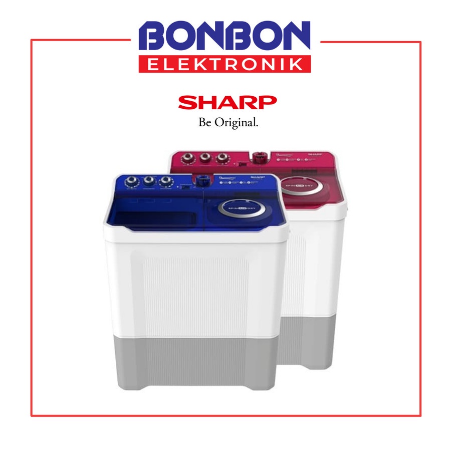 Sharp Mesin Cuci 2 Tabung 14KG ES-T1490WA-RD / EST 1490 WARD / WA RD