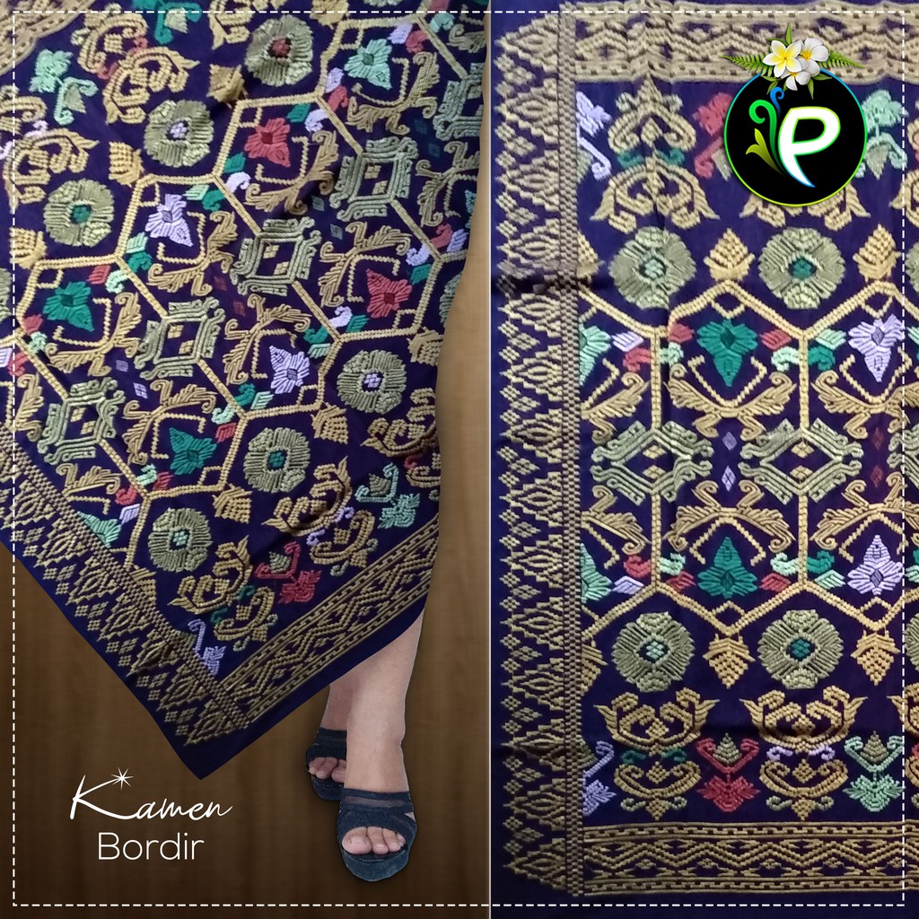 Kain Kamen Pakaian Adat Songket Saput Udeng Tenun Bordir Anak Wanita Pria Couple Bali Grosir Murah