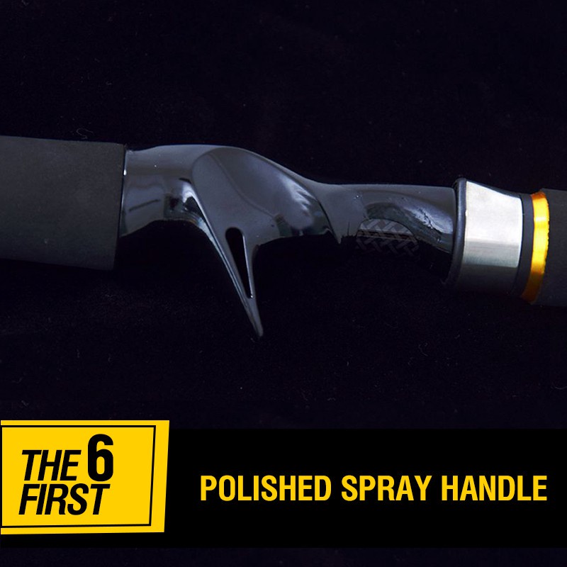 Joran Pancing 1.8m / 2.1m / 2.4m / 2.7m / 3.0m Ultra Ringan Bahan Carbon Steel Warna Hitam