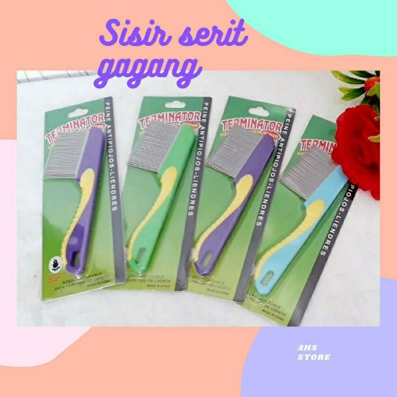 Sisir serit besi / Serit kutu besi  /sisir kutu /sisir anti ketombe