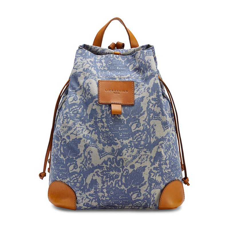 Liebeskind Berlin Orphelia P - Canvas - Backpack - Pistahe Flower - Tas Wanita - 4051436842869 - SL
