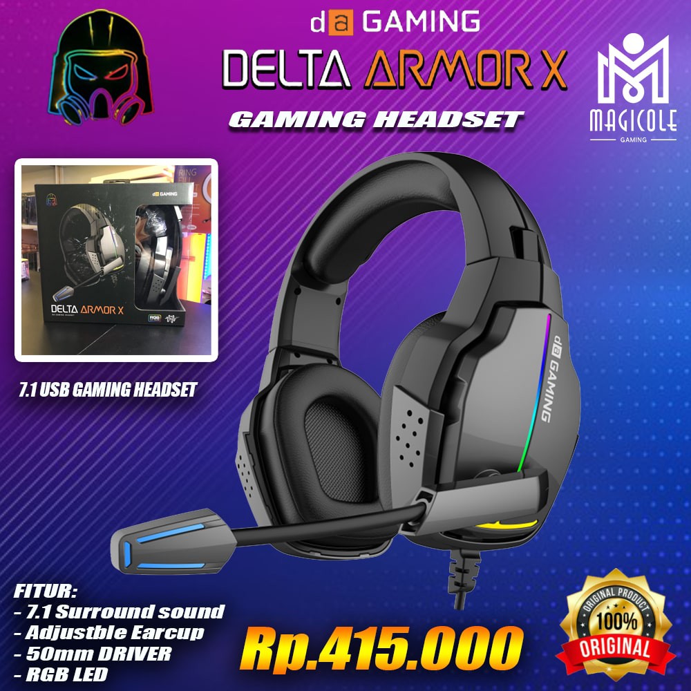 DA Delta Armor X 7.1 USB Gaming Headset