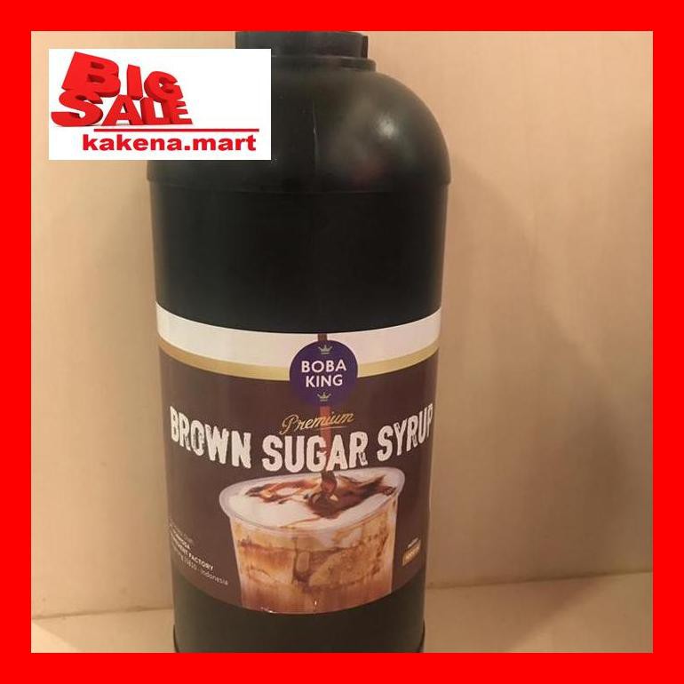 

Kak8Vitxd Brown Sugar Syrup Merk Boba King 1 Liter S50K50A