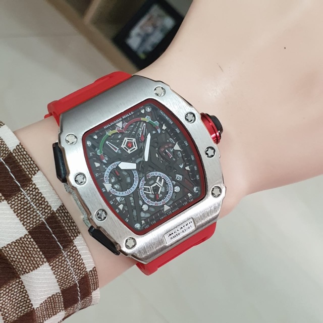 jam tangan pria R1CHARD M1LL3 MCLAUREN RM50 RUBBER SUPERPREMIUM
