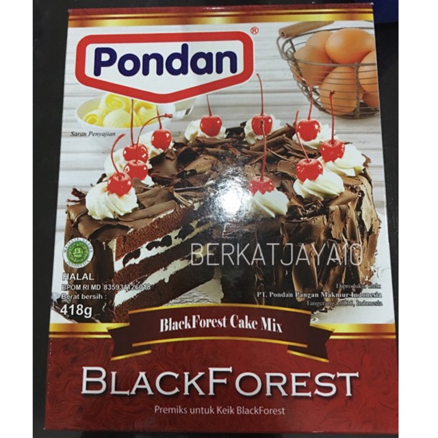 Pondan Black Forest Panggang 418 gr