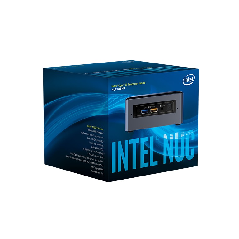 MINI PC INTEL NUC NUC7i3BNH - i3 GEN 7 4GB DDR4 HDD 1TB IHD-620 WINDOWS 10