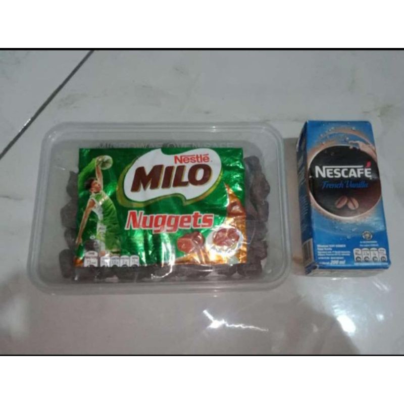 

Paket milo nugget + coffee nescafe