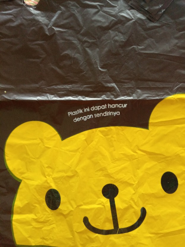 Kantong Plastik / Kresek Teddy Bear Ukuran 28 X 48 Cm (1 Pack)