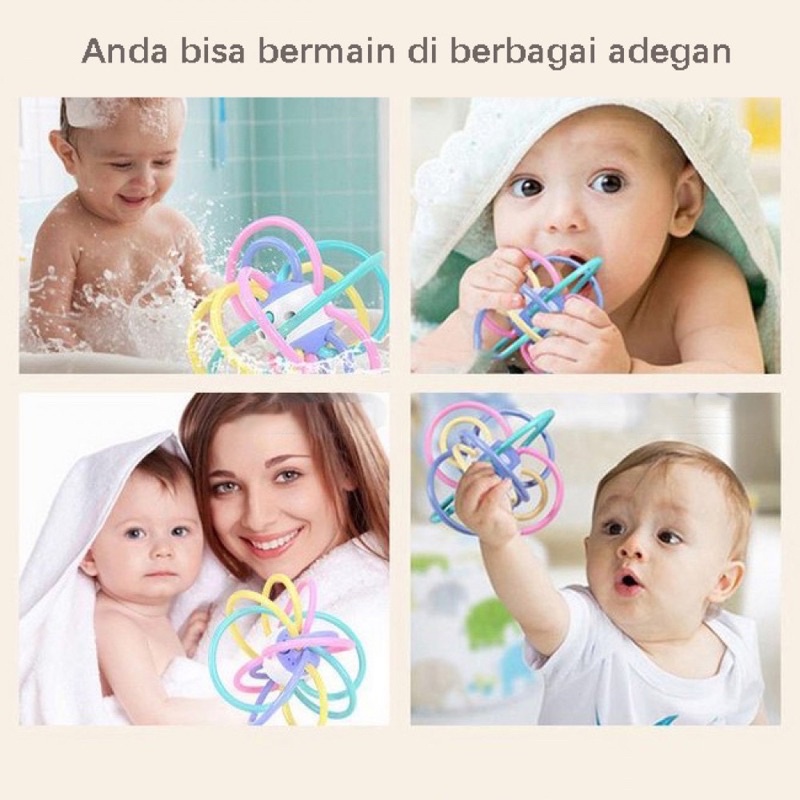 DK TEETHER RATTLE Baby / Mainan GIGITAN Bayi