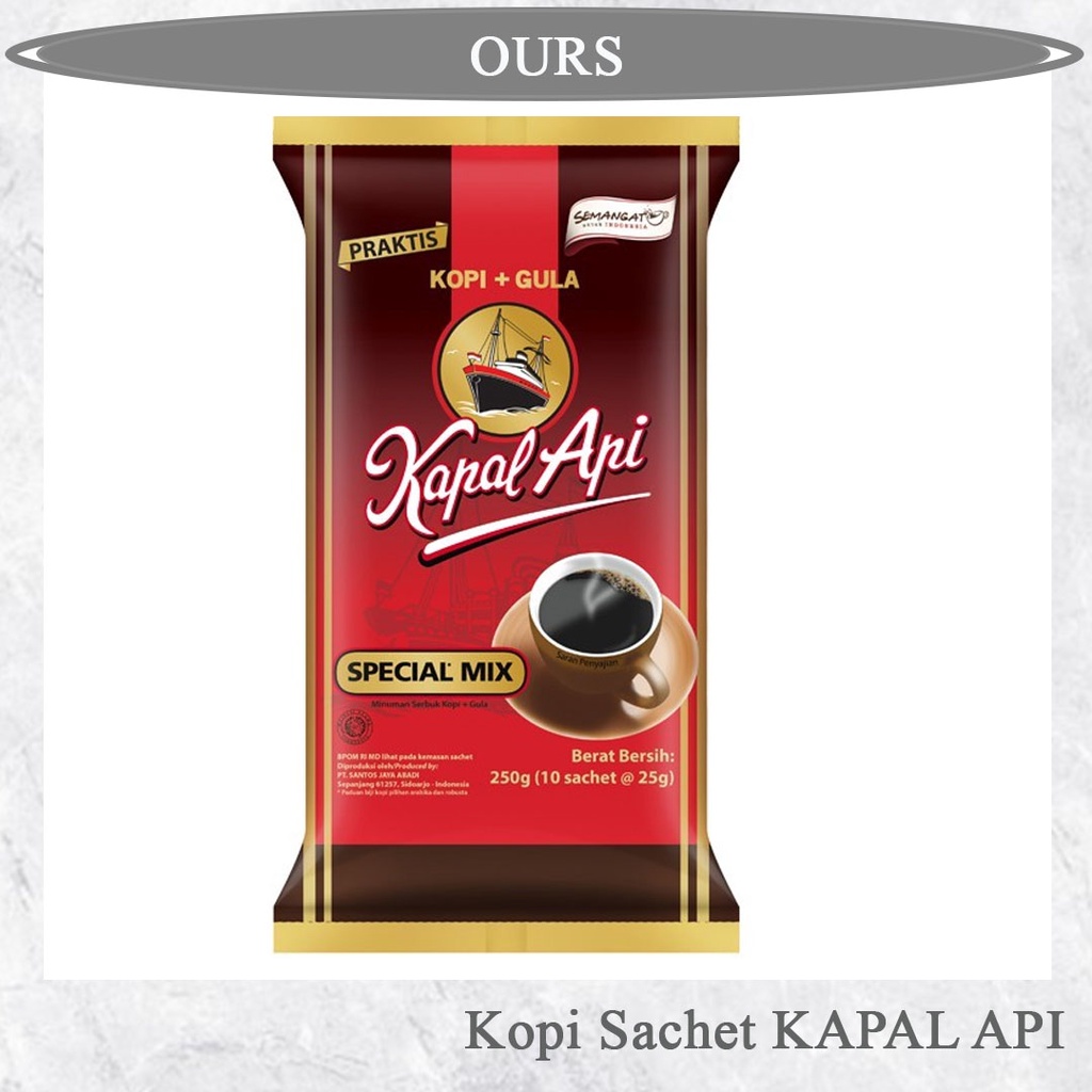 

Kapal Api Special Mix 1 bungkus isi 10pcs x 25g