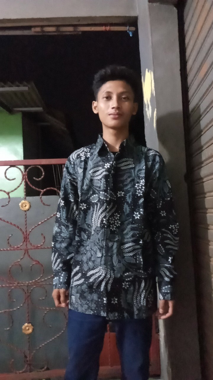 Kemeja Batik Pria Lengan Panjang Katun Manggar Ireng Hem Batik Cowok Modern Slimfit Style & Quality