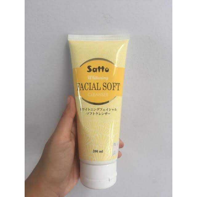 200 ml satto Facial soft cleanser / sabun cuci muka satto