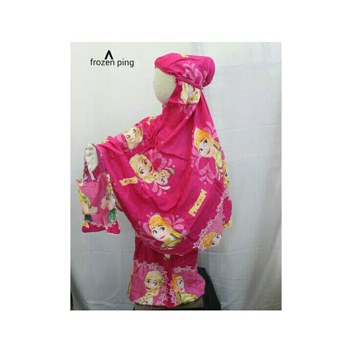 mukena frozen 2-4tahun