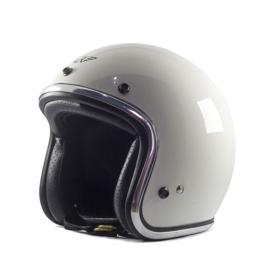 Helm Retro Doja X White Glossy - Putih ( Bogo / Sada / Klasik)