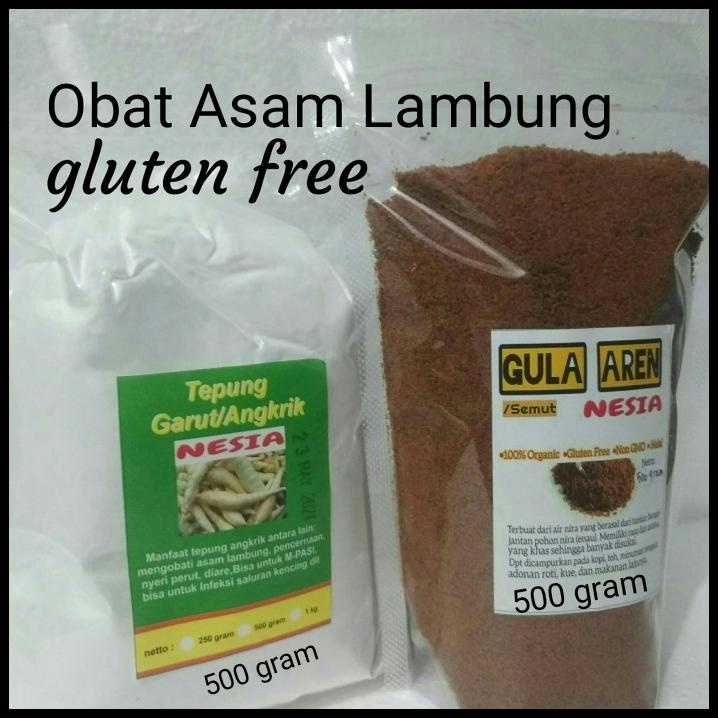 

Paket Tepung Garut & Gula Aren - 500Gram 500Gram