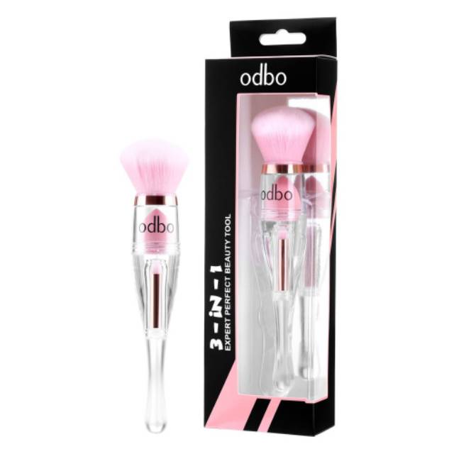 ODBO 3 IN 1 Expert Perfect Beauty Tool #OD8145 Thailand / Brush Set / Blender / Puff