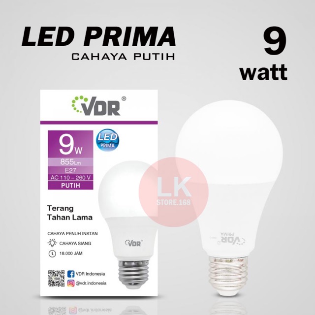 VDR LED PRIMA 9W