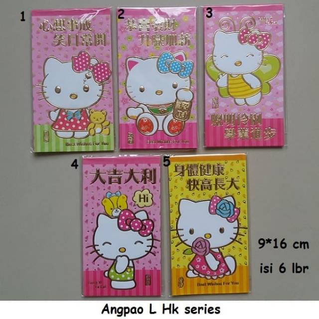 

Angpao panjang hello kitty