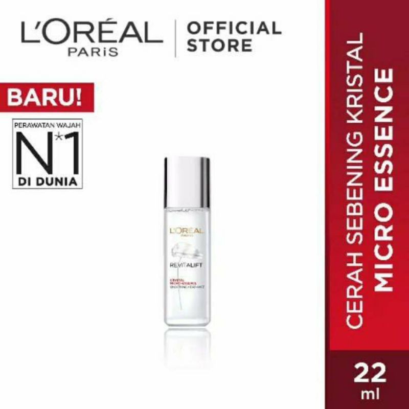 Loreal Revitalift Essence Loreal revitalift Crystal Micro Essence - 22 ml (Travel Size)