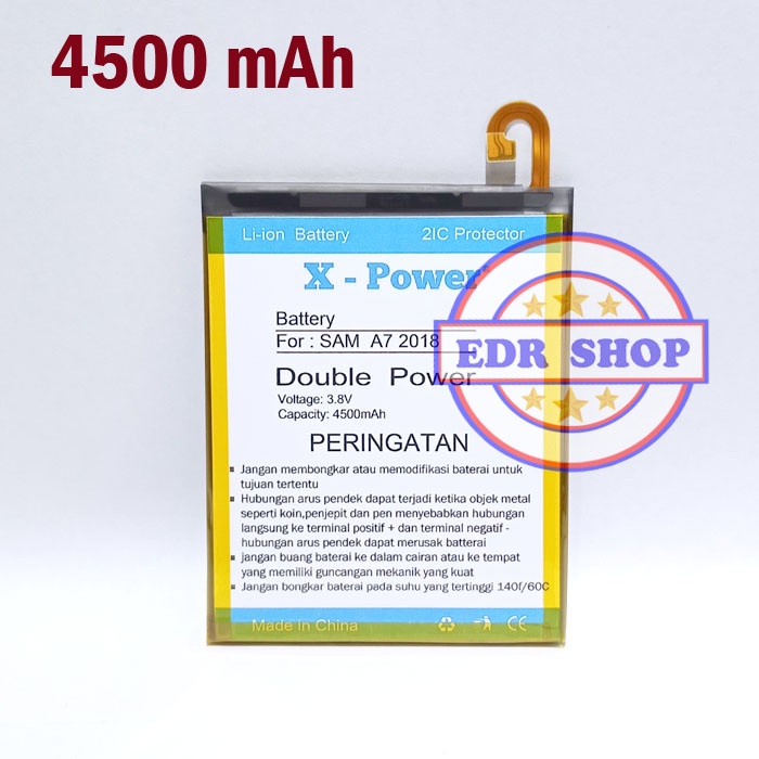 Batre Samsung Galaxy A7 2018 A750 A750F Batu Baterai Battery Tanam Double Power