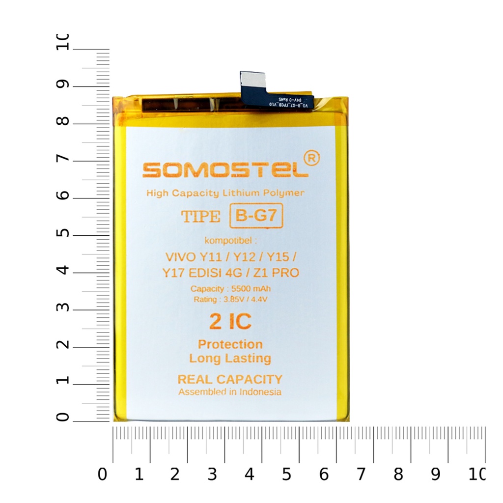 Somostel - B-G7 Vivo Z1 Pro / Y17 Edisi 4G / Y12 / Y11 / Y15 Edisi 4G Baterai Batre Batrai