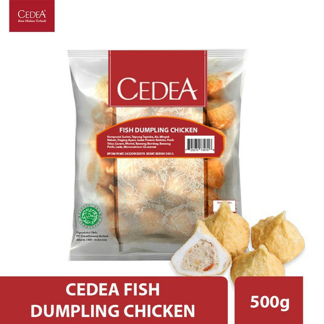 

cedea fish dumpling chicken / ayam 500 gr / frozen food