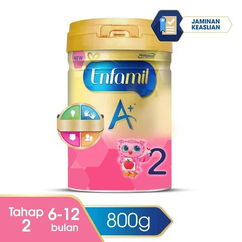 Enfamil A+ 2 Susu Formula Bayi - Plain - 800 g