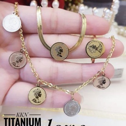 TiTanium set perhiasan wanita H61