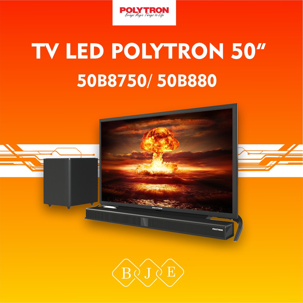 TV LED POLYTRON 50 INCH 50B8750/ 50B880 SOUNDBAR