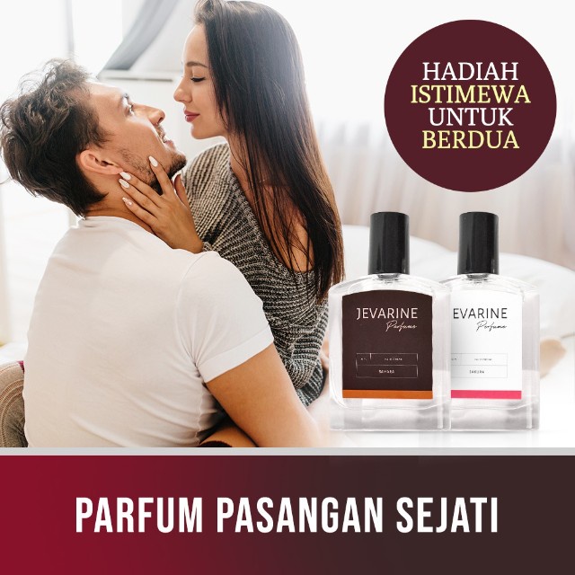 PARFUM JEVERINE COUPLE PARFUM PRIA&amp;WANITA PARFUME SAKURA&amp;SAHARA