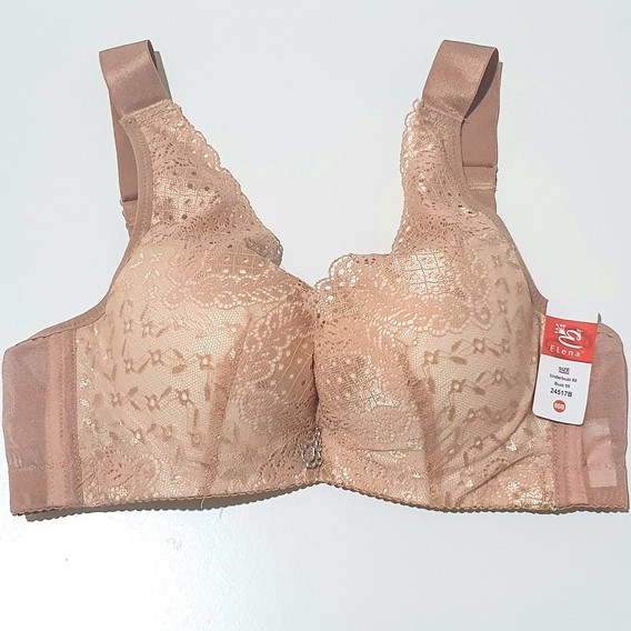 Bra / BH Penekan Lemak Elena 24517B (Busa Tebal, Pakai Kawat, Kait 4, Sayap Lebar)