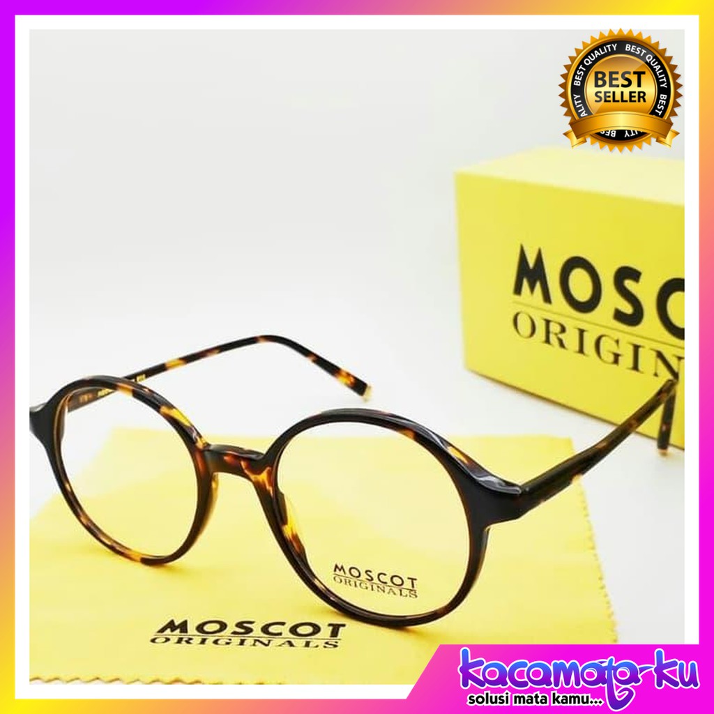 Frame Kacamata Pria Wanita Bulat Devon Vintage Classic Premium